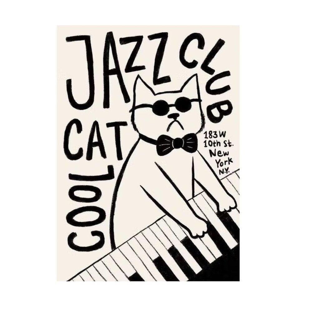 Cool Cat Jazz Club Poster 165